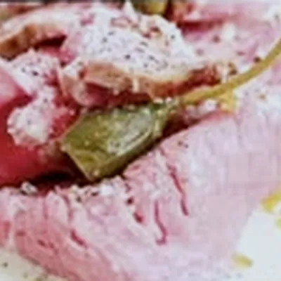 Vitello tonnato, photographié par la maison